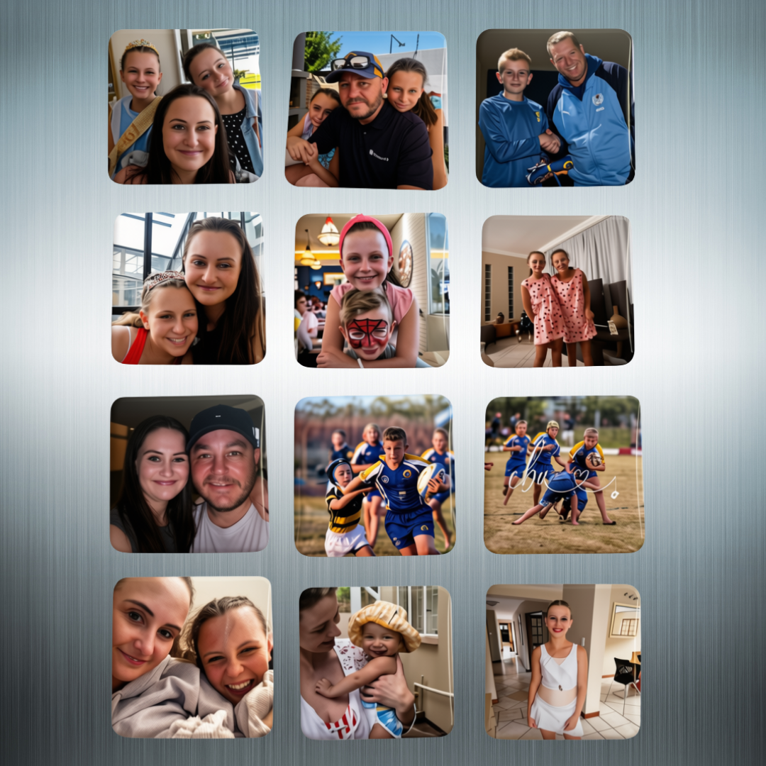 Custom Photo Magnet Set of 12